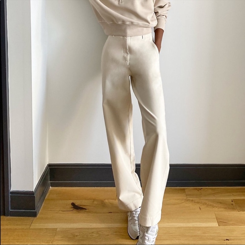 ARITZIA | NWT | Wilfred Free Ascendant High Waisted Pant in Birch